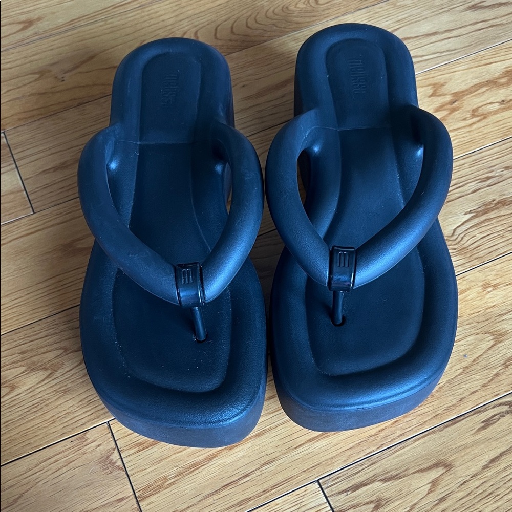 Melissa jelly platform sandal - US size 9